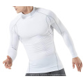 OEM Mens White Long Sleeve Fitness Compression Baselayer Sports Running Gym Slim Fit T-Shirts